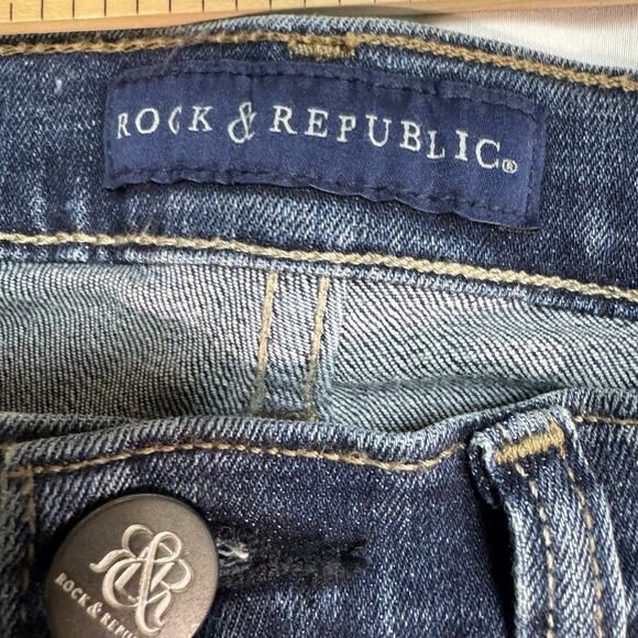 Rock & Republic Women’s Jeans Berlin Size 4 Medium‎ Wash - Picture 5 of 9